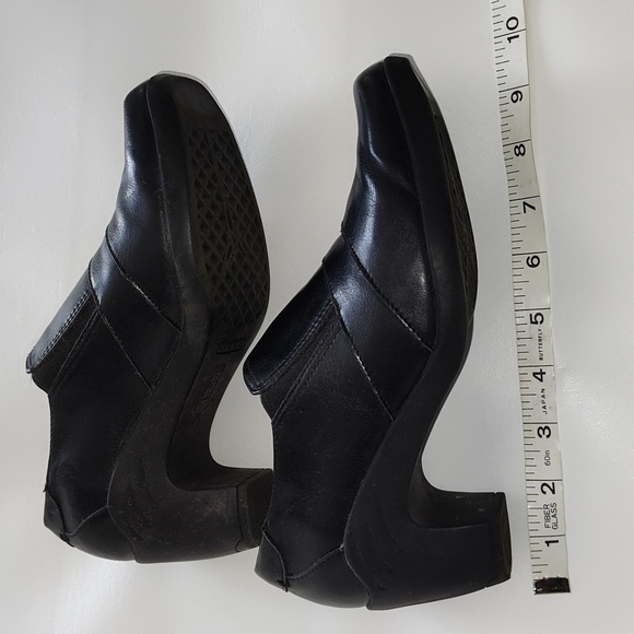 Aerosoles Shoes Booties Size 7 "Backsaw" Memory Foam Black 2.5" Heel Comfy - Picture 10 of 13